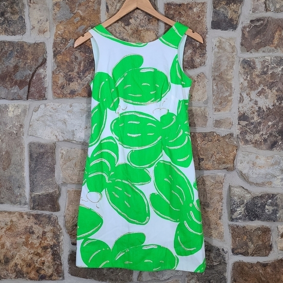 Lilly Pulitzer 0 Stringer Large Glitter Delia Shift Dress 68731 - Picture 2 of 7